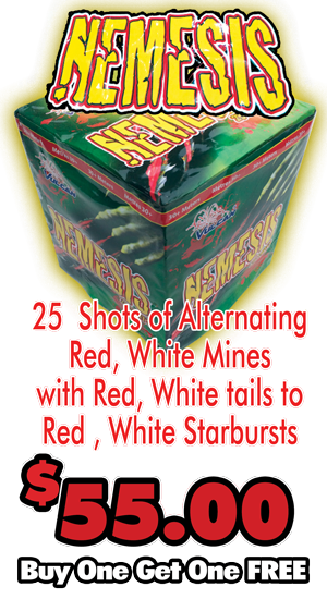 Nemesis Cake - 25 Shots ONLY $55 + Buy One - Get One Free!