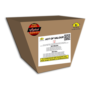 PRO Pyro 'Act of Valour' - The BEST Premium Cakes at the Best Prices from Celebration Fireworks