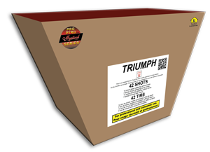 Durhams Best Inventory of Pro Pyro Fireworks - 'TRIUMPH' - Incredible Pro Pyro Cake